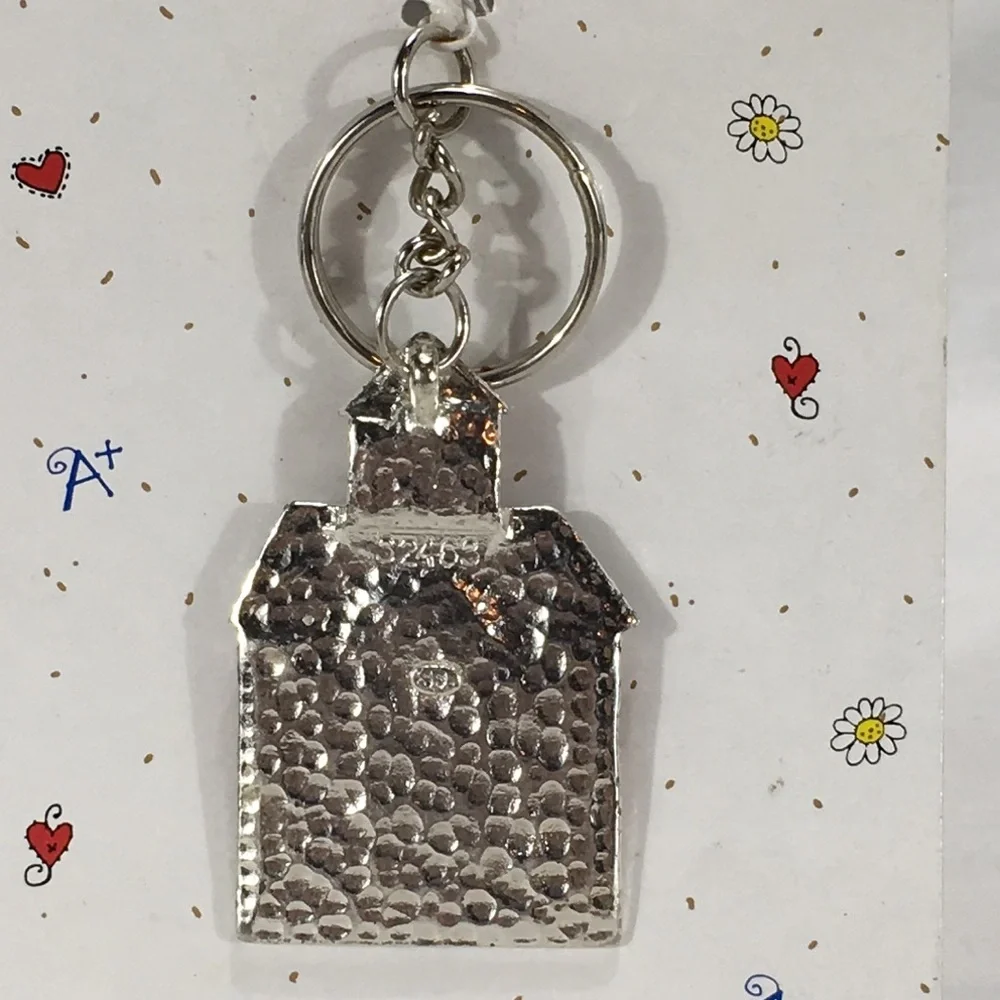Papel When is Recess? School House Keychain, Red